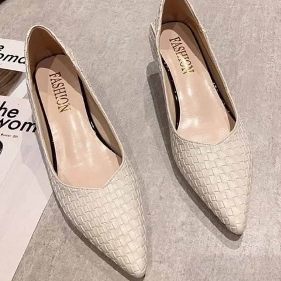 Women New autumn pointed toe pumps stiletto medium heel - Picture 4 of 9